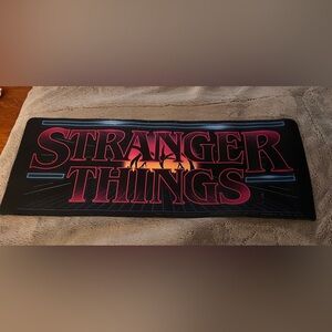 Stranger Things Black Desk Mat